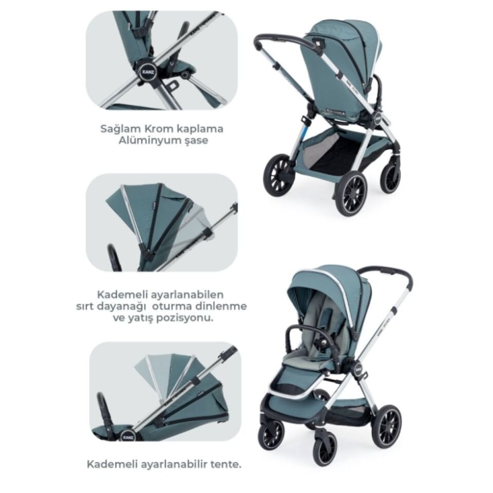 Kanz Explorer Travel Sistem Bebek Arabası Hunter