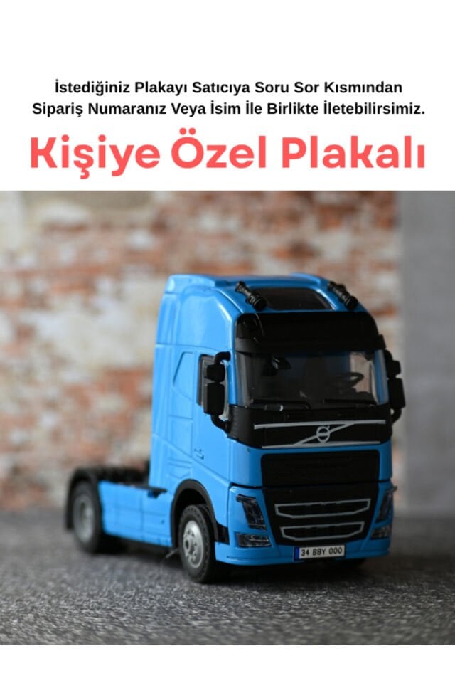 VOLVO METAL TIR IŞIKLI VE SESLİ MAVİ