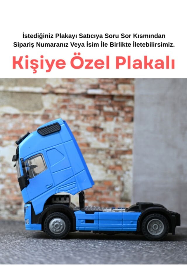 VOLVO METAL TIR IŞIKLI VE SESLİ MAVİ