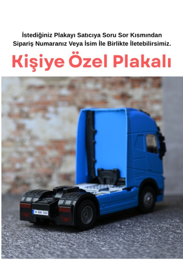 VOLVO METAL TIR IŞIKLI VE SESLİ MAVİ