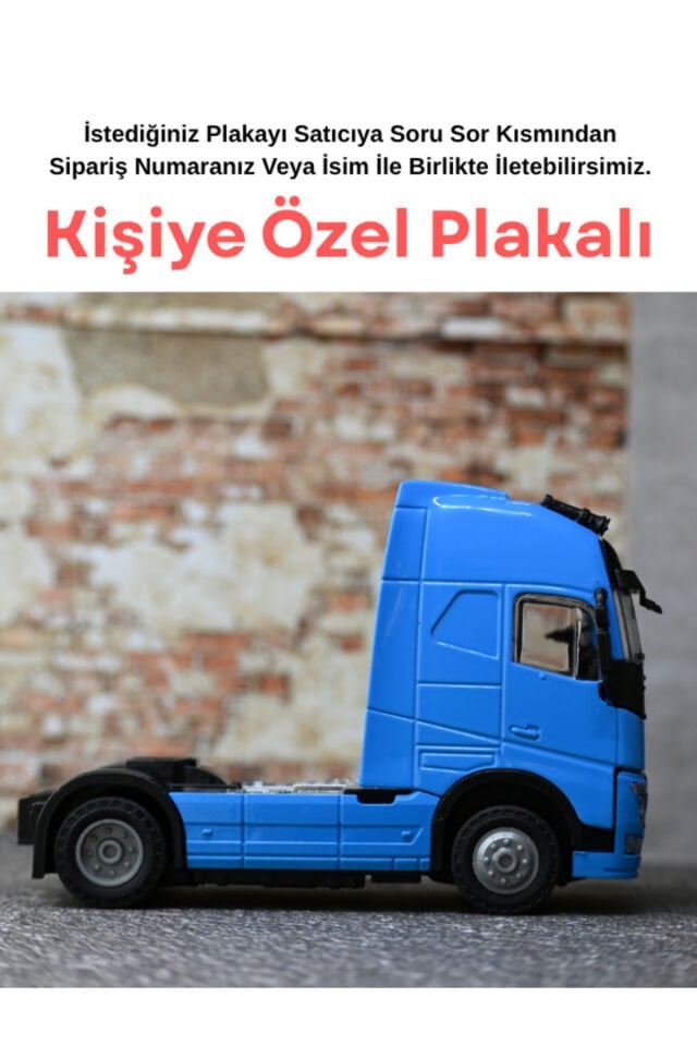 VOLVO METAL TIR IŞIKLI VE SESLİ MAVİ