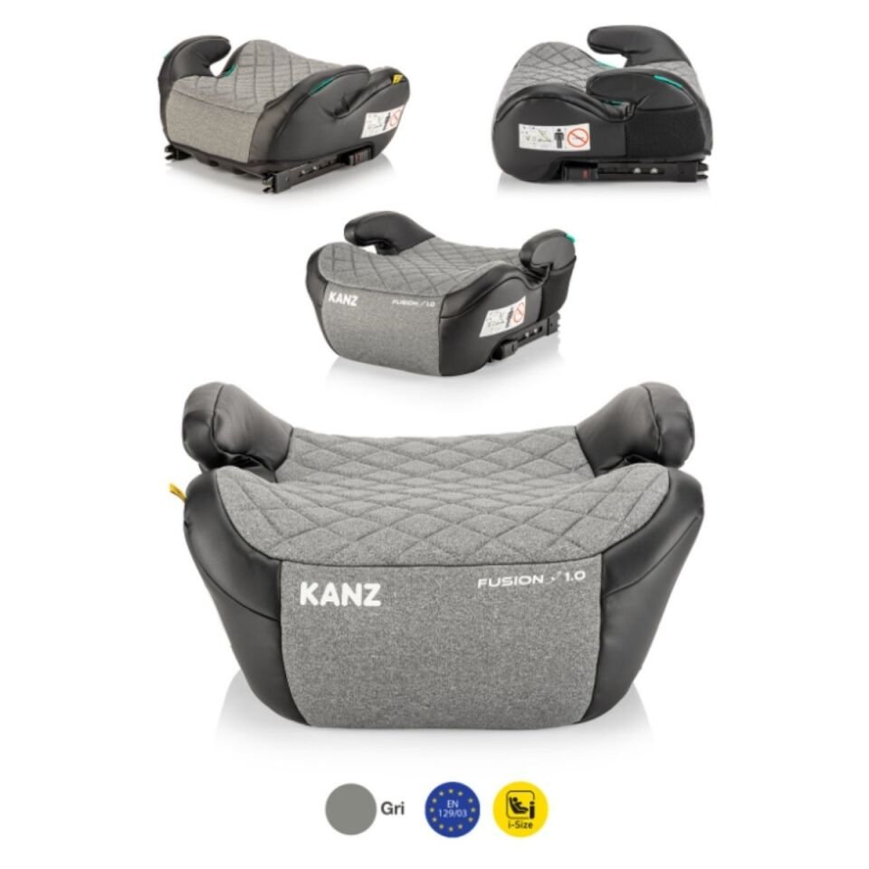 Kanz Fusion İsofixli OtoKoltuğu Yükselticisi Gri