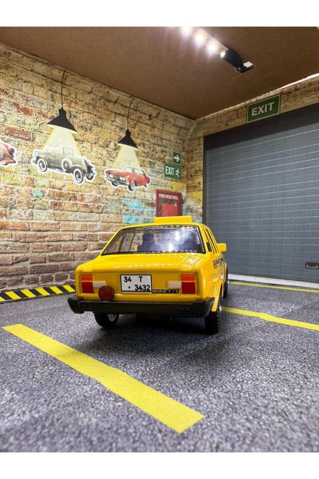 Kişiye Özel Plakalı Taksi Murat 131 Metal Araba -