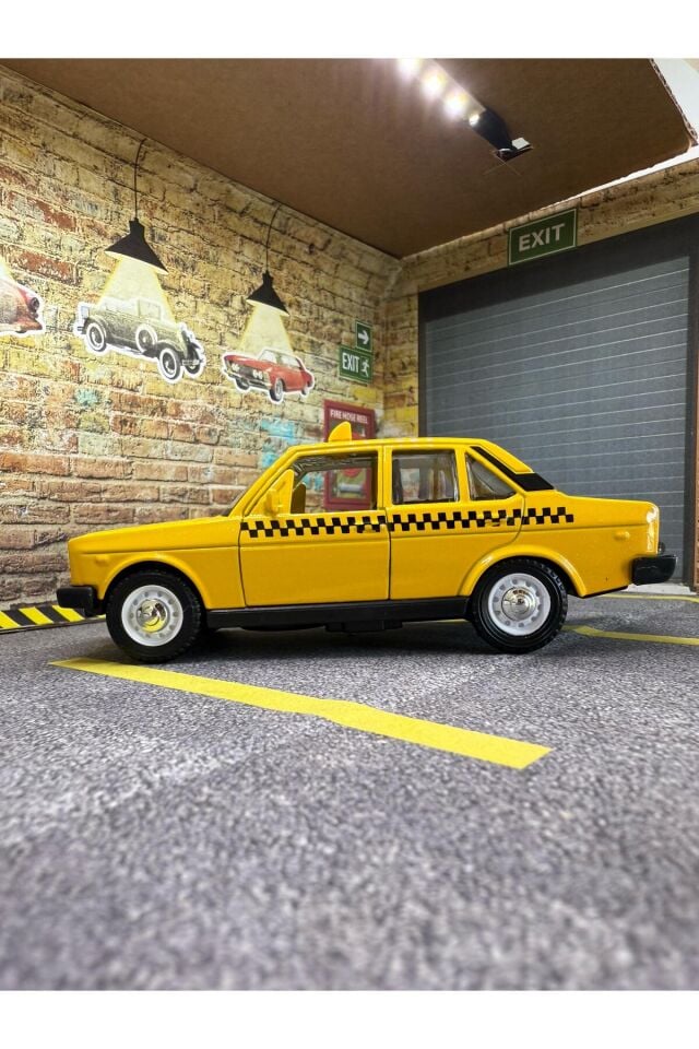 Kişiye Özel Plakalı Taksi Murat 131 Metal Araba -