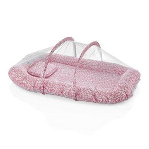 Babyjem Cibinlikli Uyku Pedi Pembe Kare