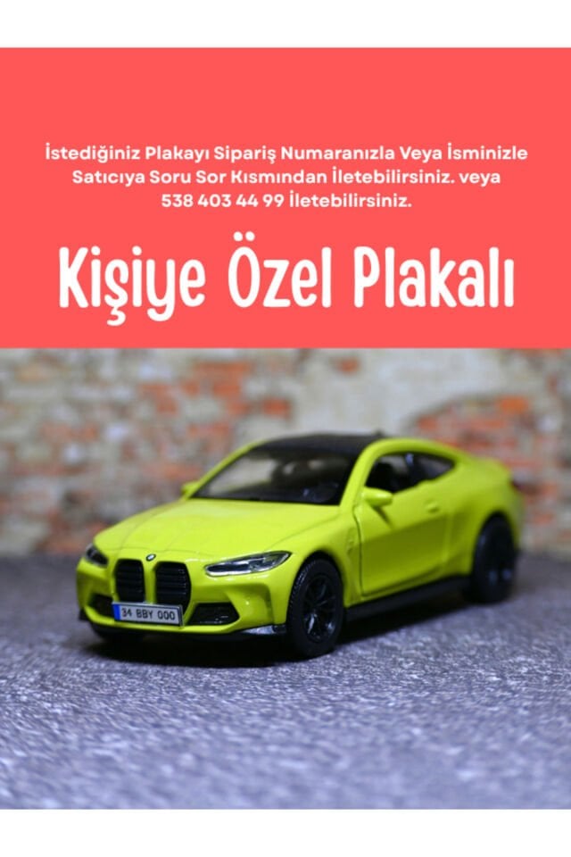 WELLY BMW M4 METAL ARABA YEŞİL