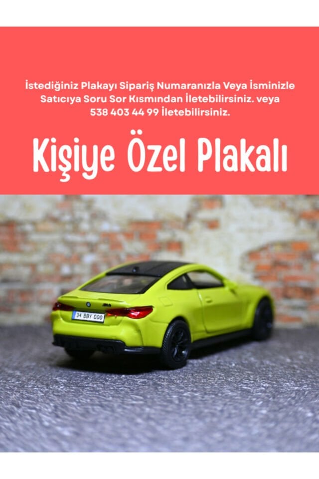 WELLY BMW M4 METAL ARABA YEŞİL