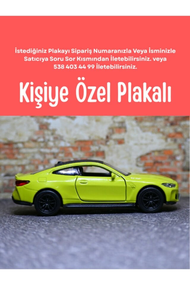 WELLY BMW M4 METAL ARABA YEŞİL