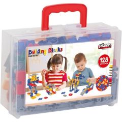 Pilsan Building Blocks Çantalı 128 Parça