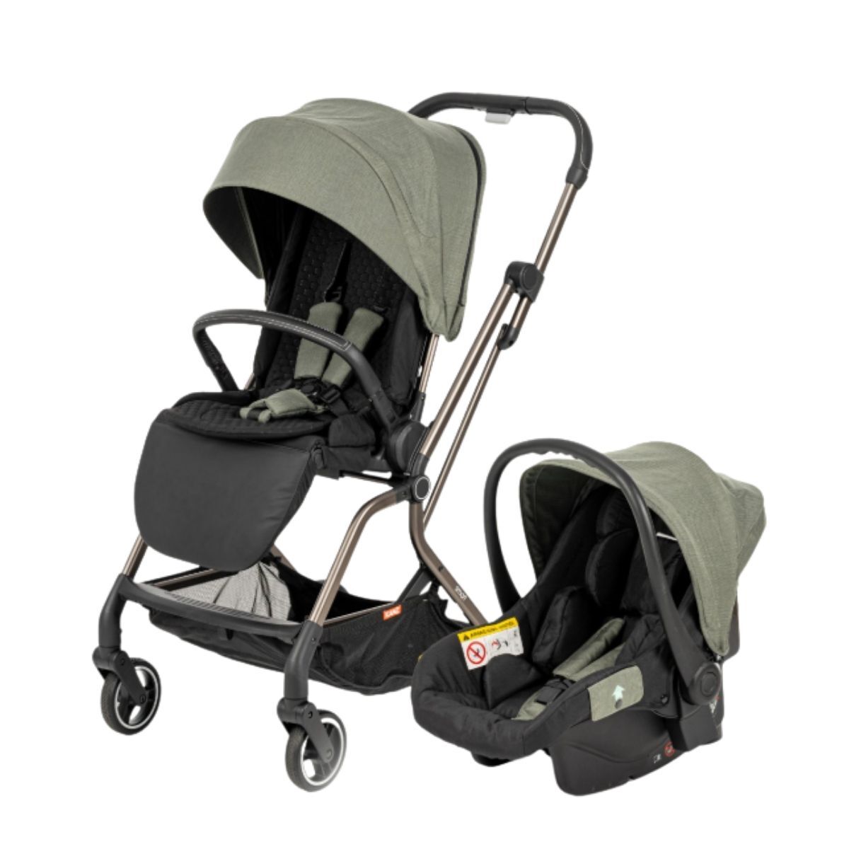 Kanz Smart Travel Sistem Bebek Arabası Yeşil