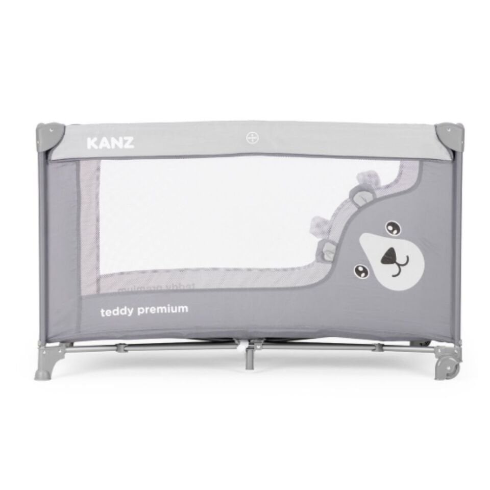 Kanz Teddy Premium Oyun Parkı ve Park Yatak Gri