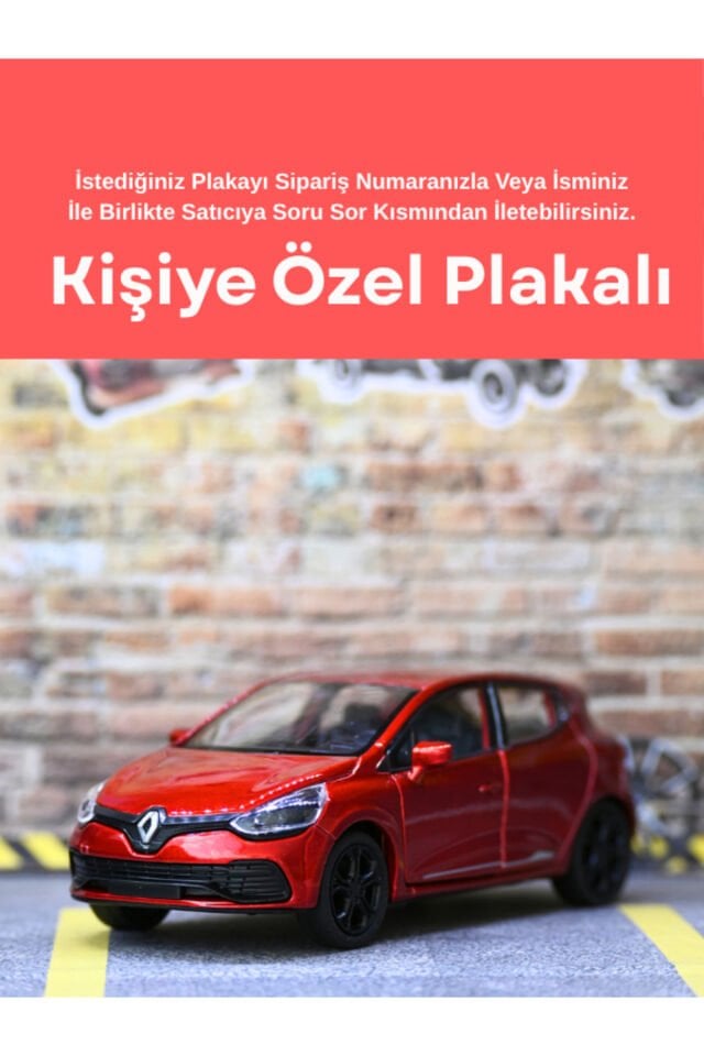 WELLY RENAULT CLİO 4 KIRMIZI METAL ARABA