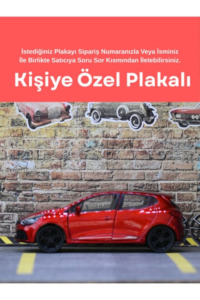 WELLY RENAULT CLİO 4 KIRMIZI METAL ARABA