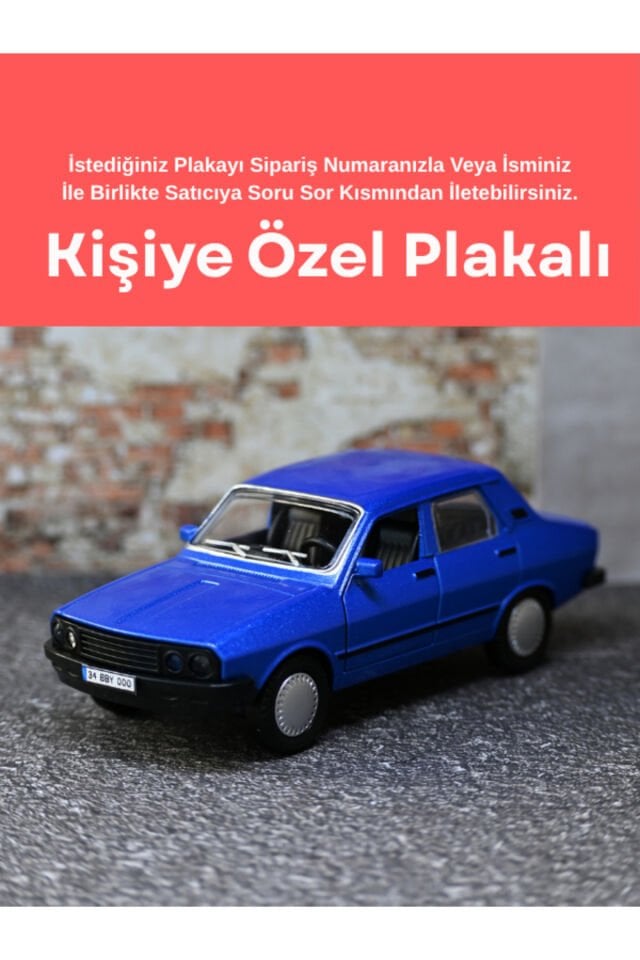 EFSANE TOROS METAL OYUNCAK ARABA MAVİ