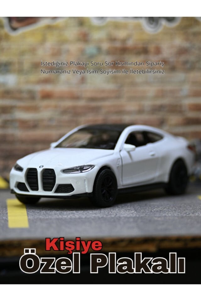 BMW M4 METAL OYUNCAK ARABA II BEYAZ