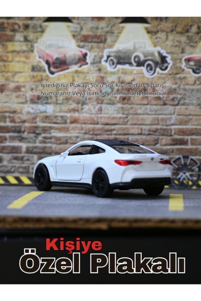 BMW M4 METAL OYUNCAK ARABA II BEYAZ