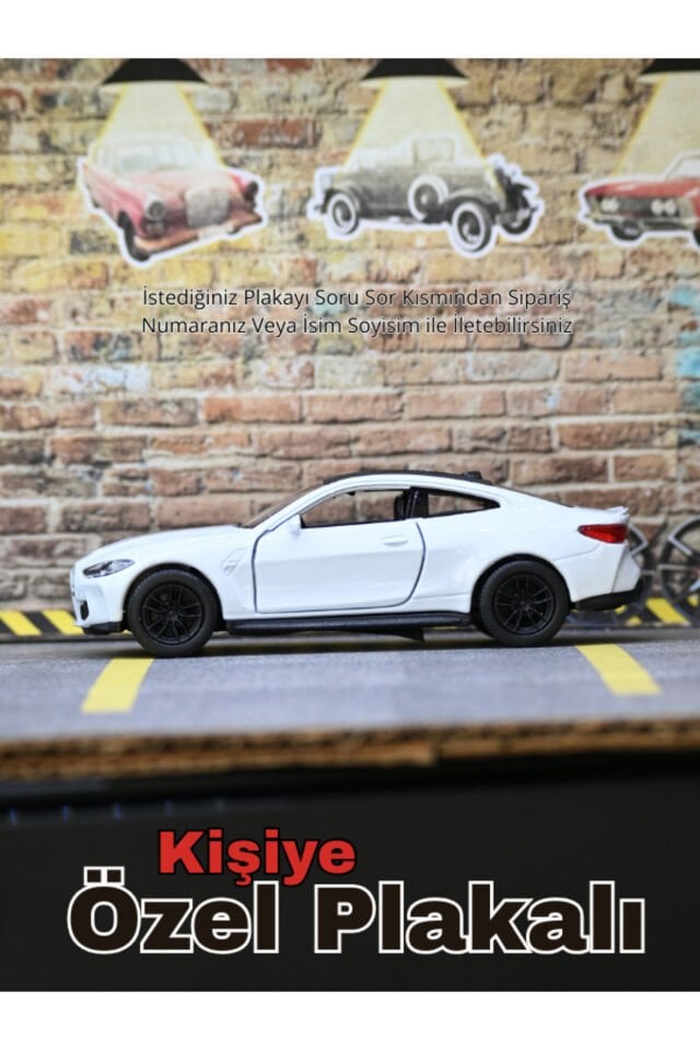 BMW M4 METAL OYUNCAK ARABA II BEYAZ