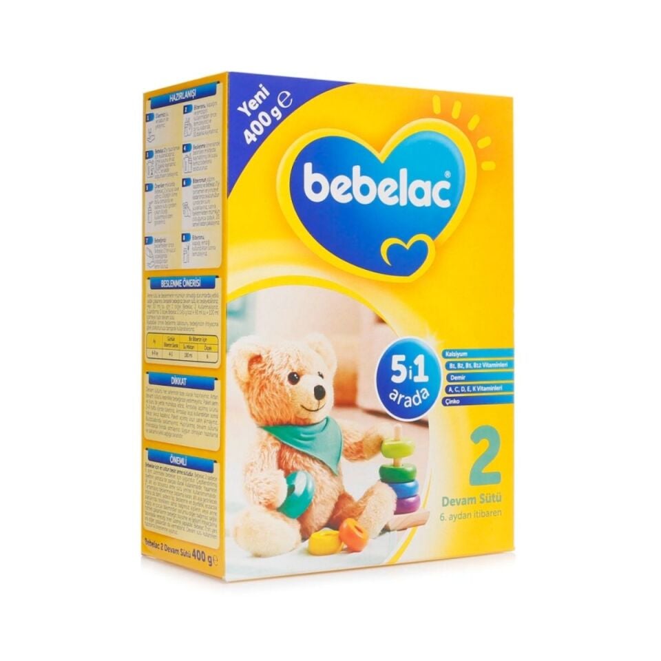 Bebelac 2 Numara Devam Sütü 400 gr 6-9 Ay