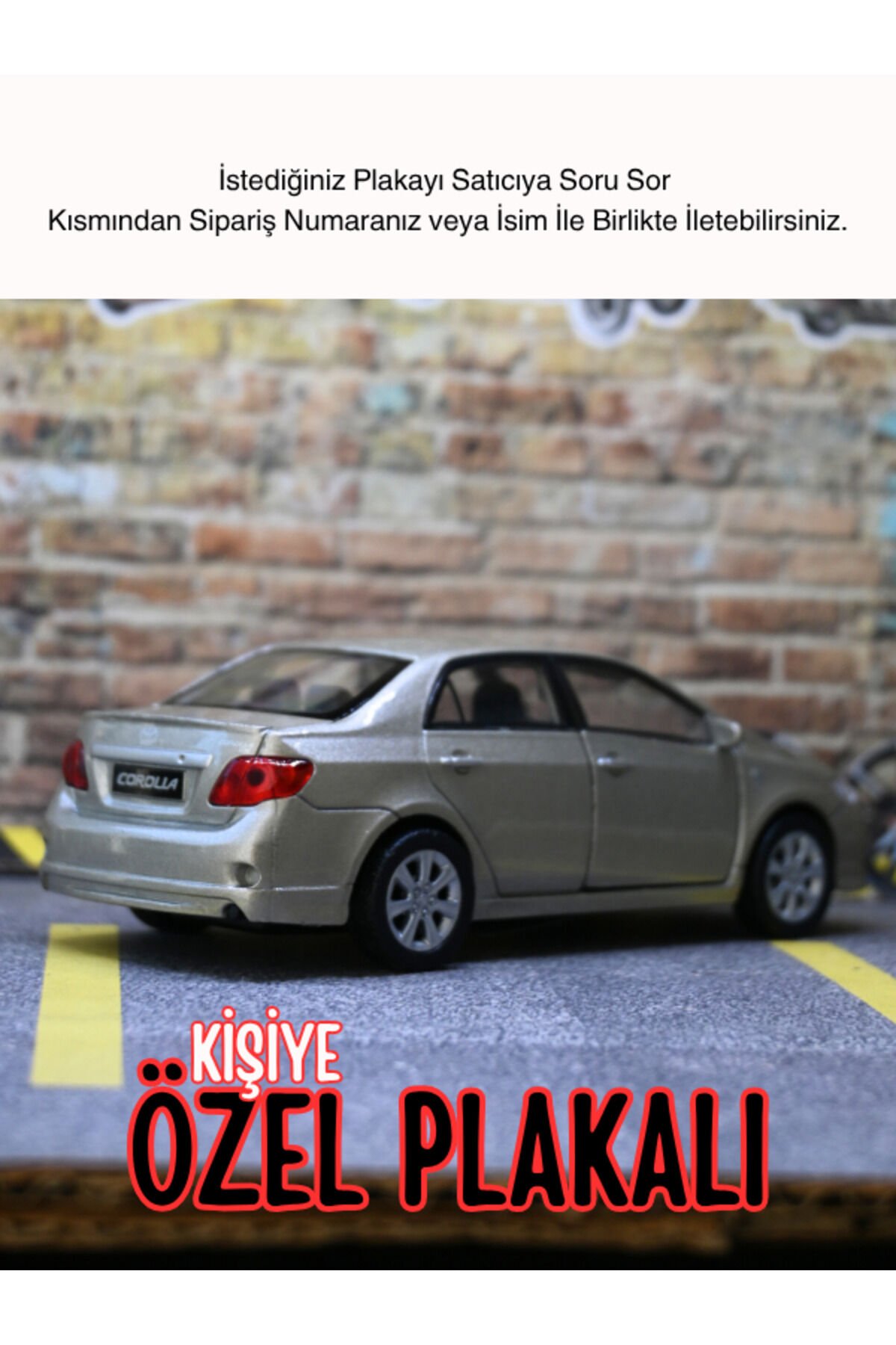 WELLY TOYOTA COROLLA METAL ARABA