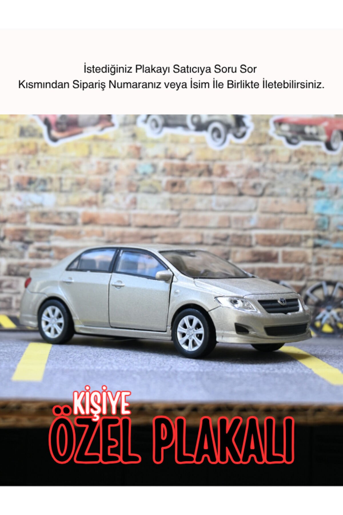 WELLY TOYOTA COROLLA METAL ARABA