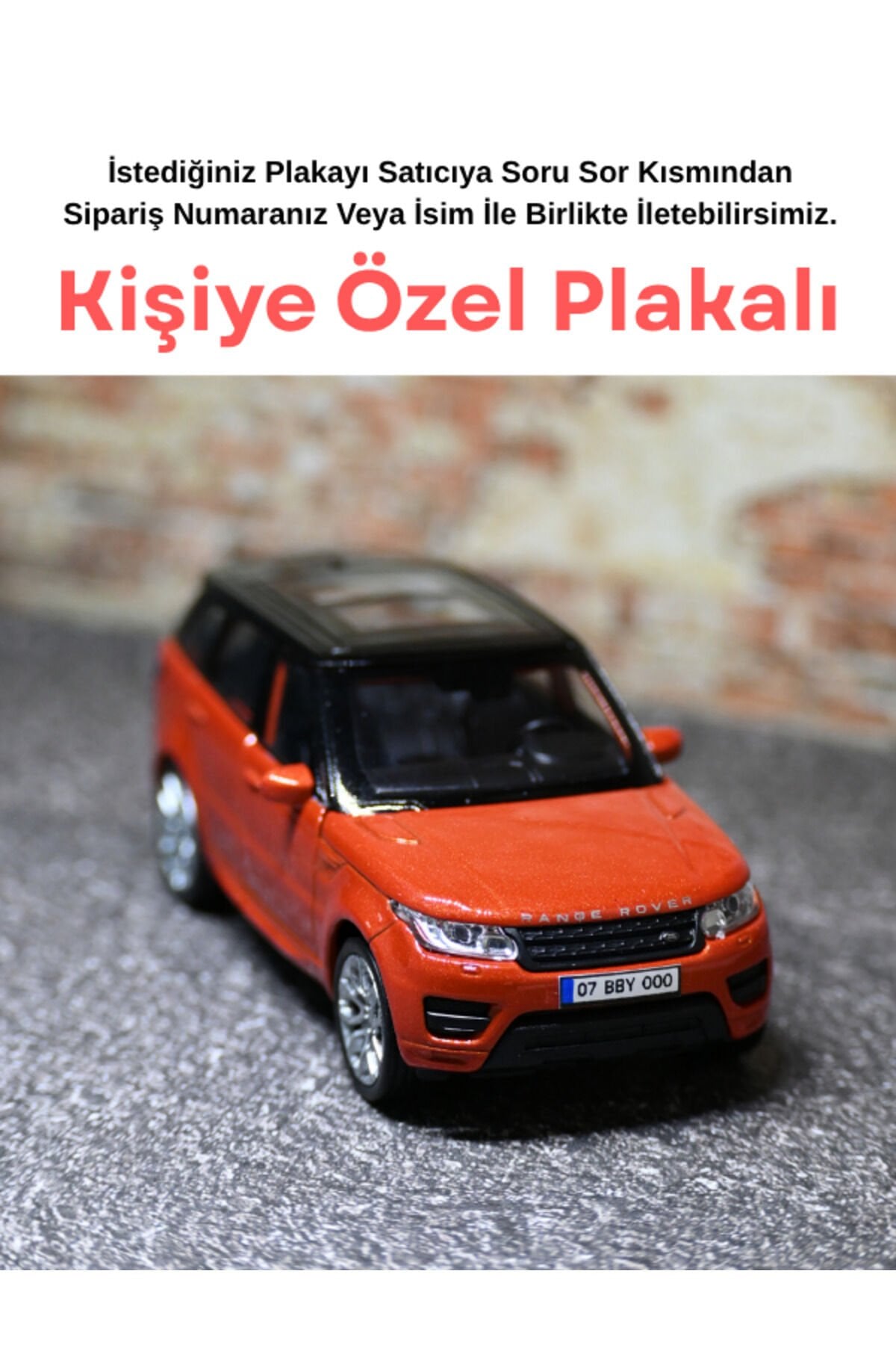 RANGE ROVER METAL ARABA TURUNCU