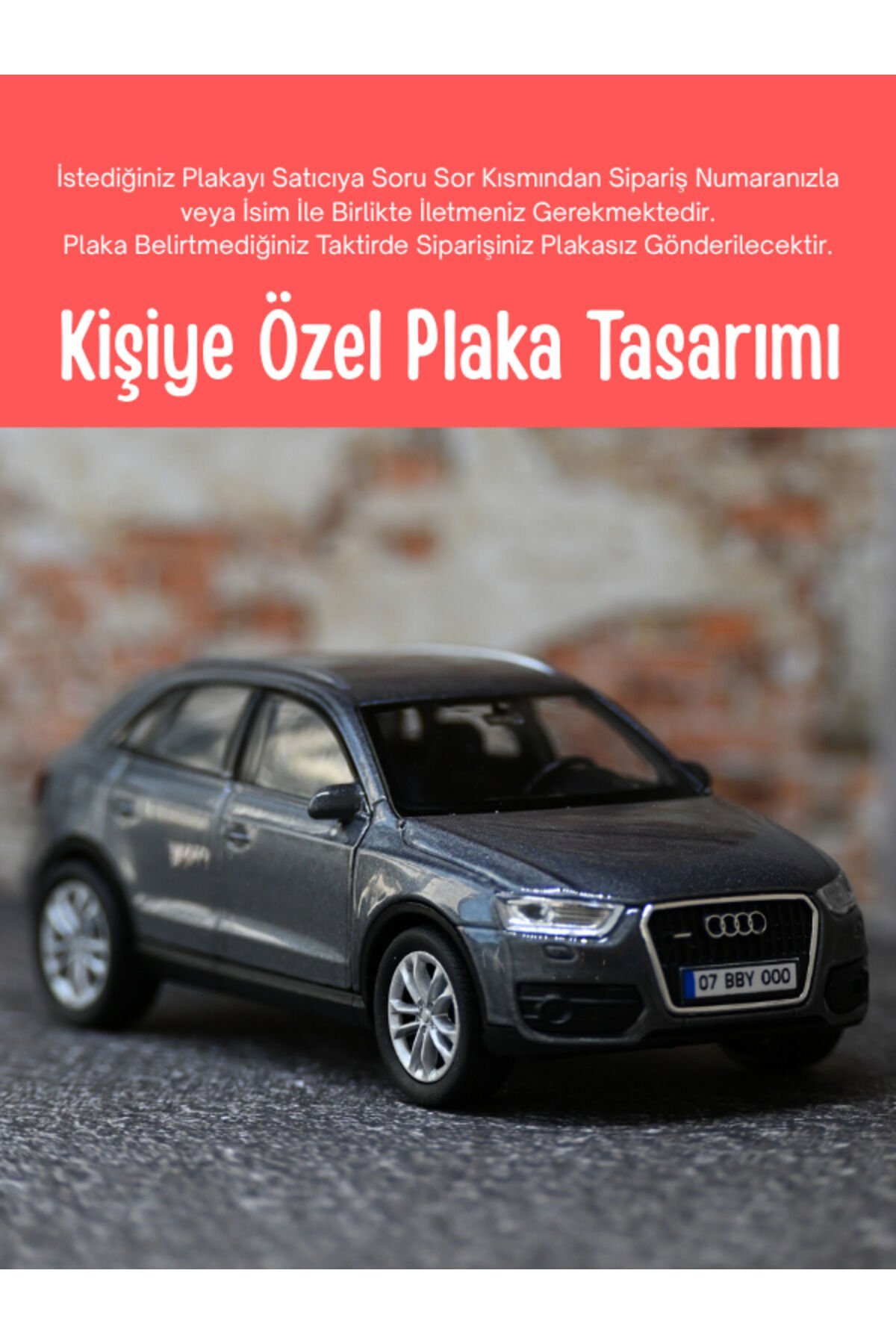 AUDİ Q3 METAL ARABA GRİ