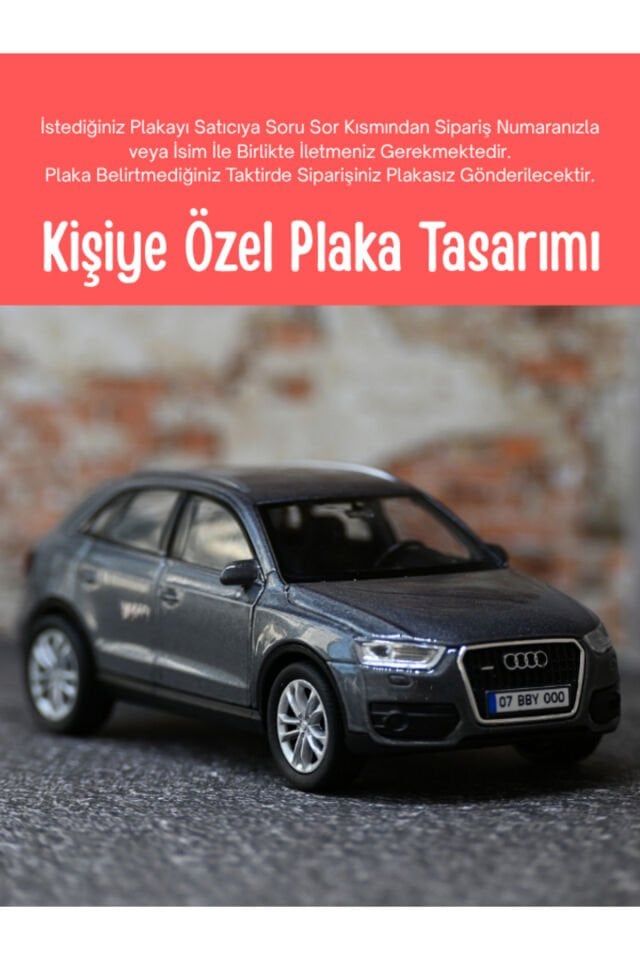 AUDİ Q3 METAL ARABA GRİ