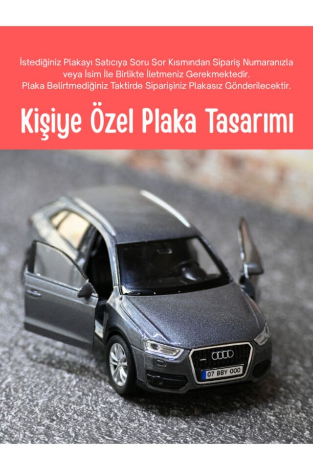 AUDİ Q3 METAL ARABA GRİ