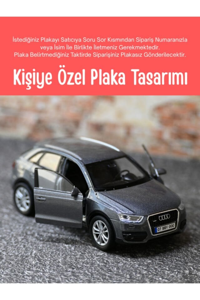AUDİ Q3 METAL ARABA GRİ