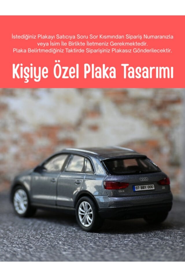 AUDİ Q3 METAL ARABA GRİ