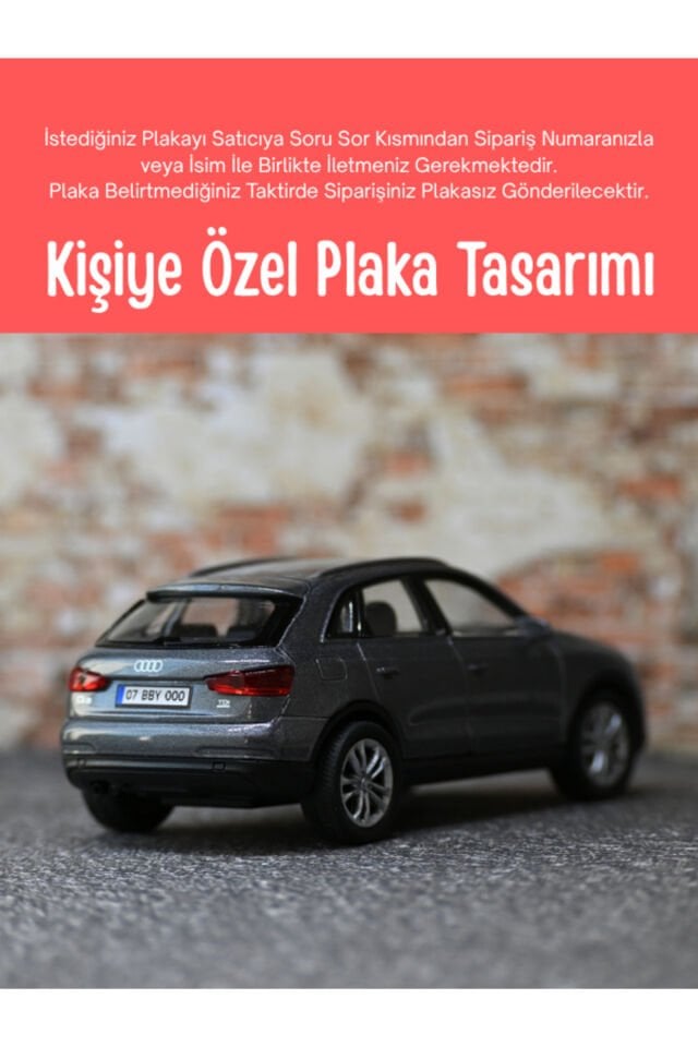 AUDİ Q3 METAL ARABA GRİ