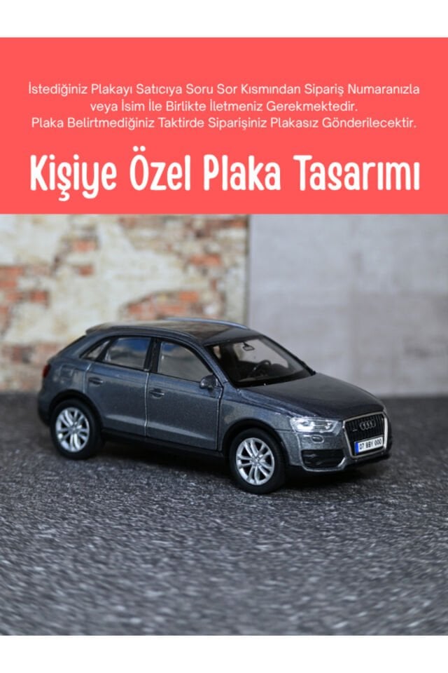 AUDİ Q3 METAL ARABA GRİ