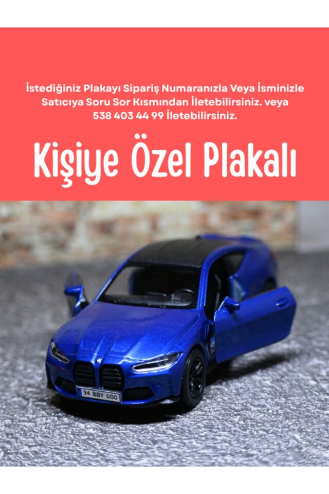 WELLY BMW M4 METAL ARABA MAVİ