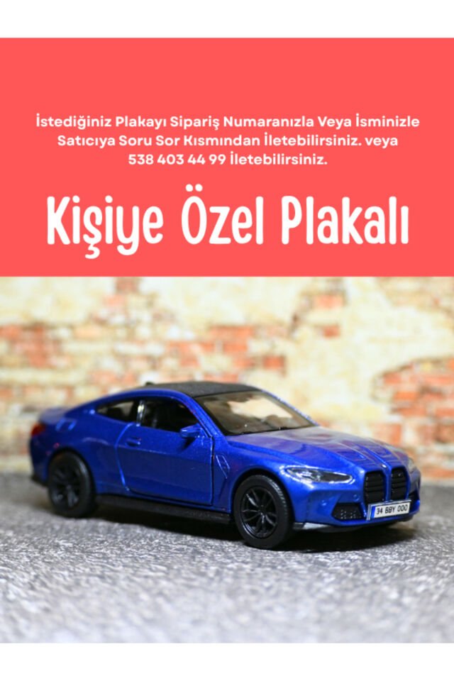 WELLY BMW M4 METAL ARABA MAVİ