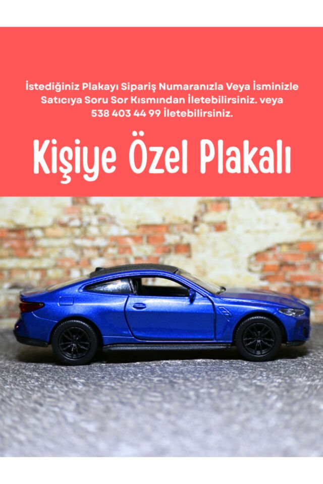 WELLY BMW M4 METAL ARABA MAVİ