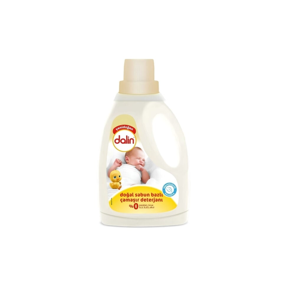 Dalin Doğal Sabun Bazlı Yenidoğan Sıvı Çamaşır Deterjanı 1500 ml