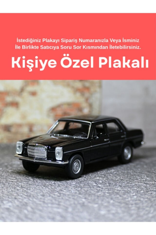WELLY MERCEDES E220 METAL ARABA 1:36 SİYAH