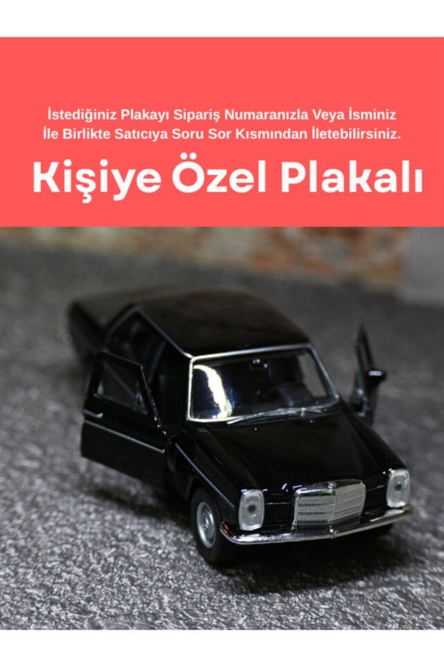 WELLY MERCEDES E220 METAL ARABA 1:36 SİYAH