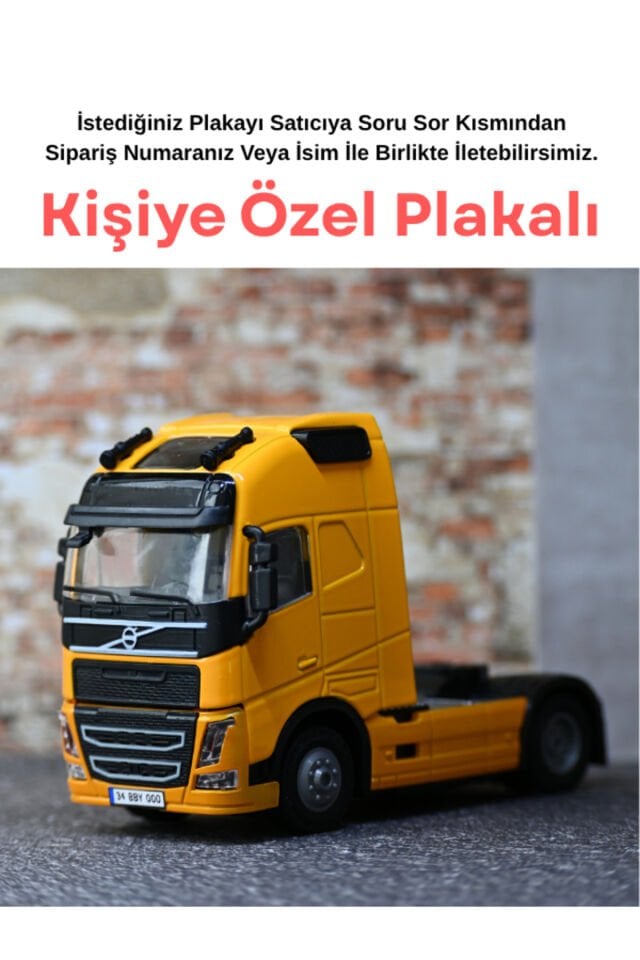 VOLVO METAL TIR IŞIKLI VE SESLİ SARI