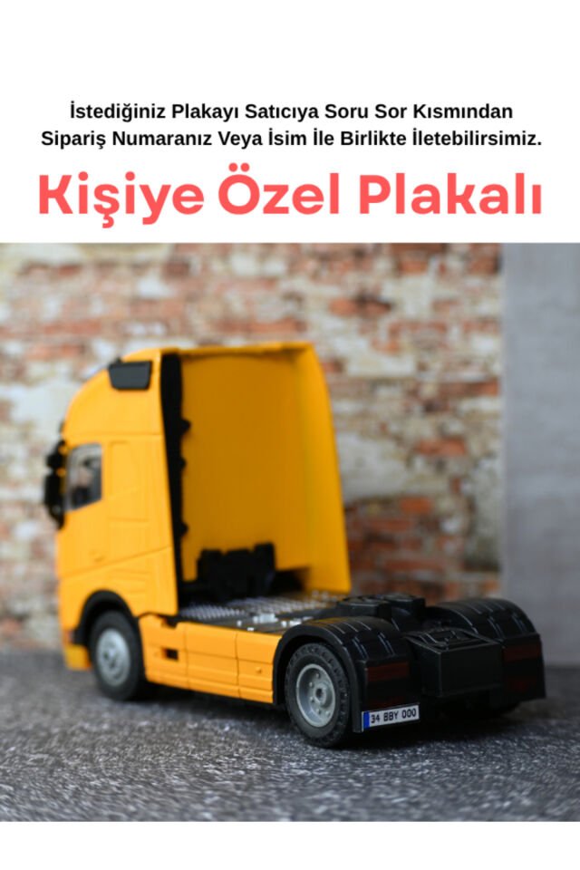 VOLVO METAL TIR IŞIKLI VE SESLİ SARI