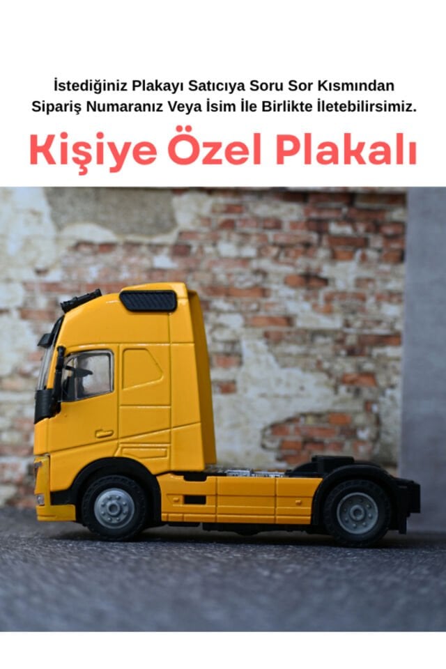 VOLVO METAL TIR IŞIKLI VE SESLİ SARI