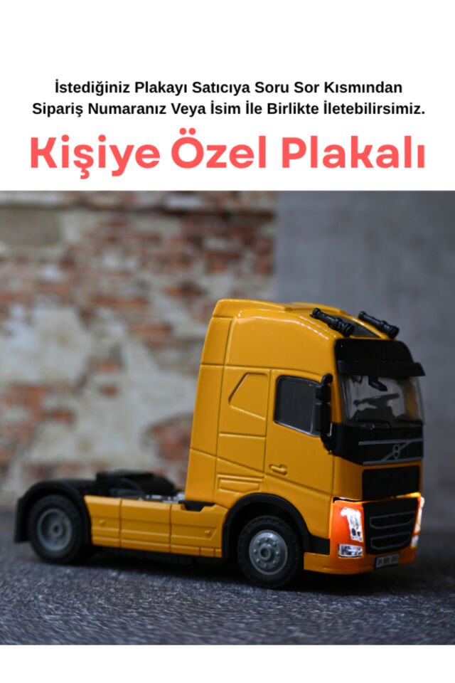 VOLVO METAL TIR IŞIKLI VE SESLİ SARI