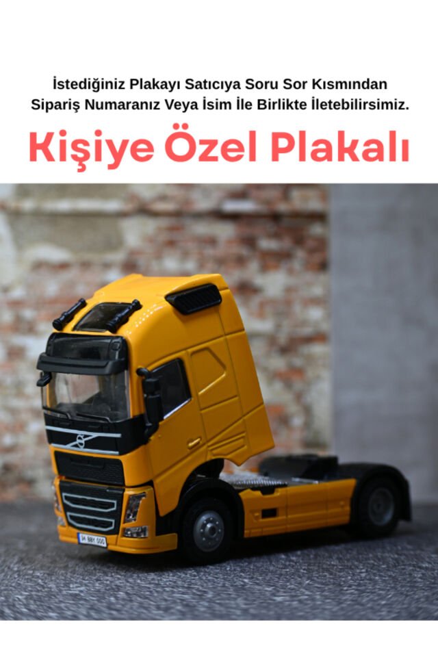 VOLVO METAL TIR IŞIKLI VE SESLİ SARI