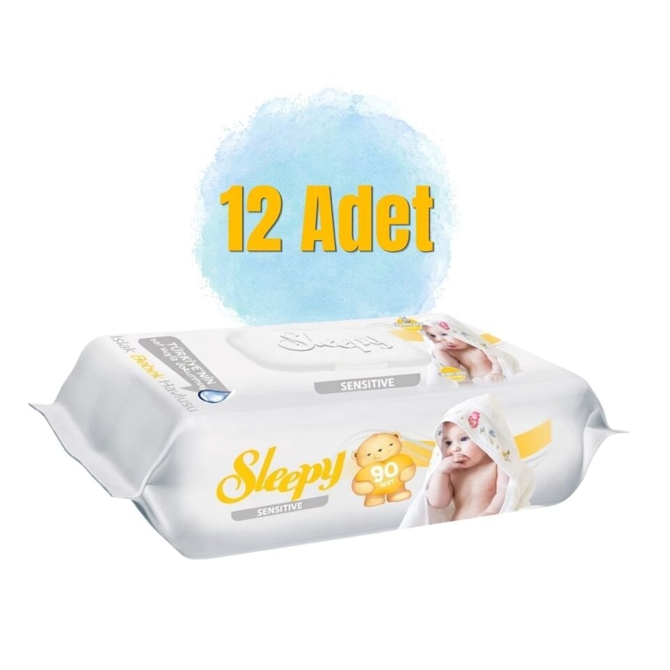 Sleepy Islak Mendil Sensitive 12'li Paket
