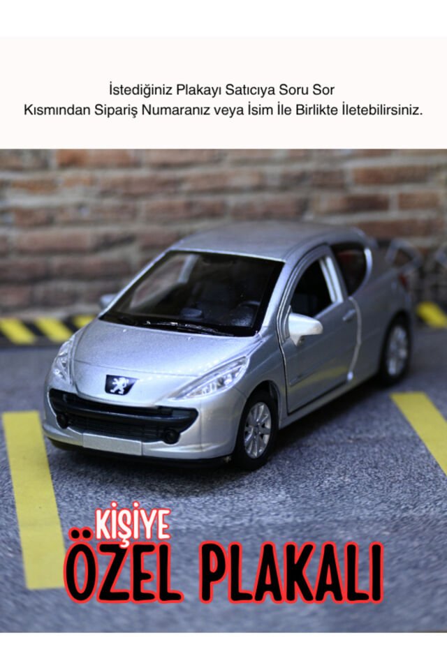 PEUGEOT 207 METAL ARABA - Kişiye Özel Plakalı Araba