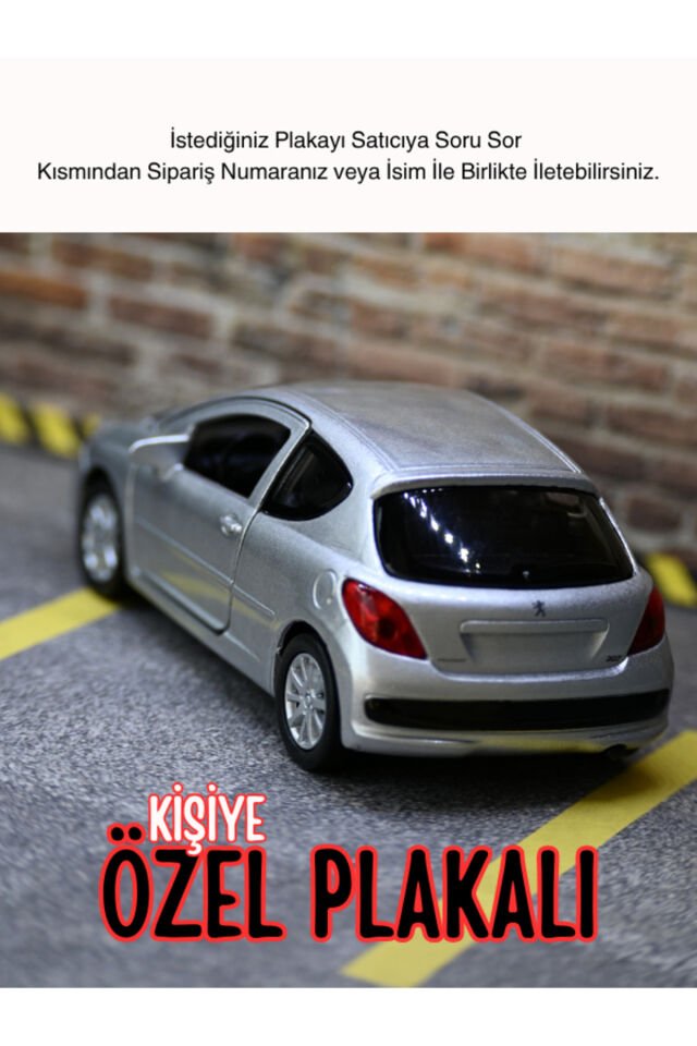PEUGEOT 207 METAL ARABA GRİ