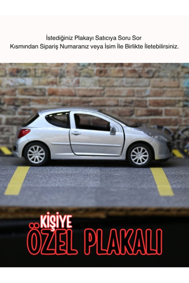 PEUGEOT 207 METAL ARABA GRİ