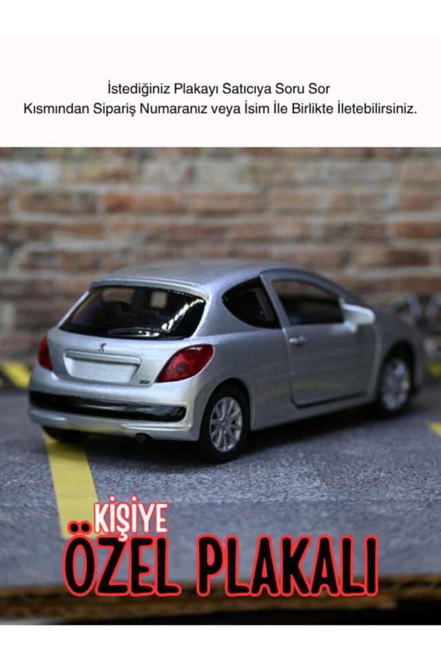 PEUGEOT 207 METAL ARABA GRİ