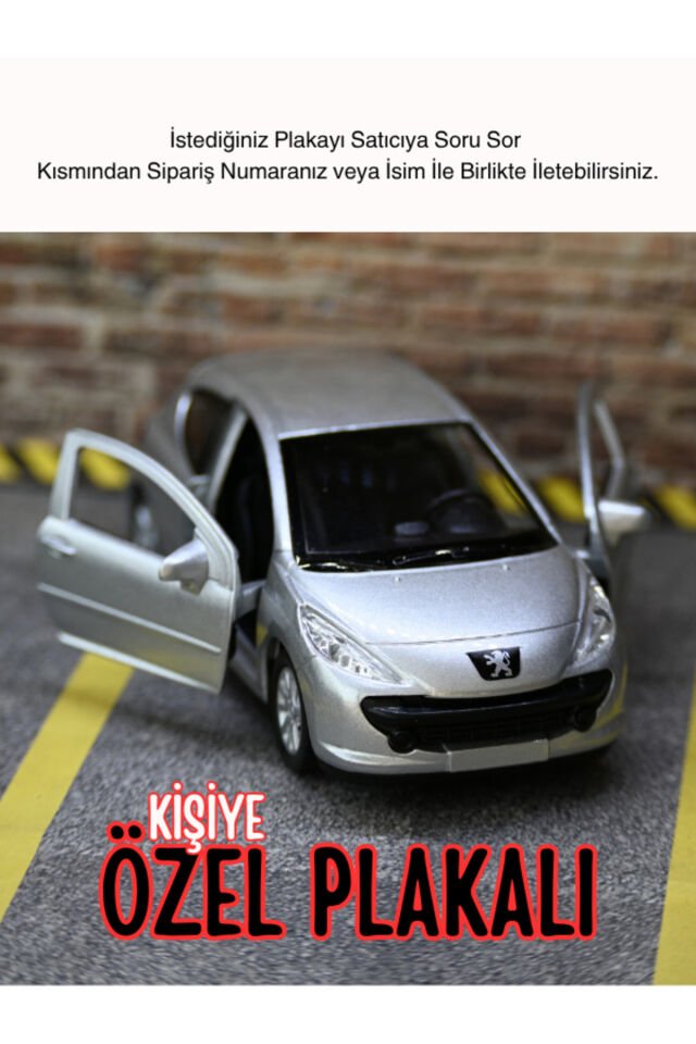 PEUGEOT 207 METAL ARABA GRİ