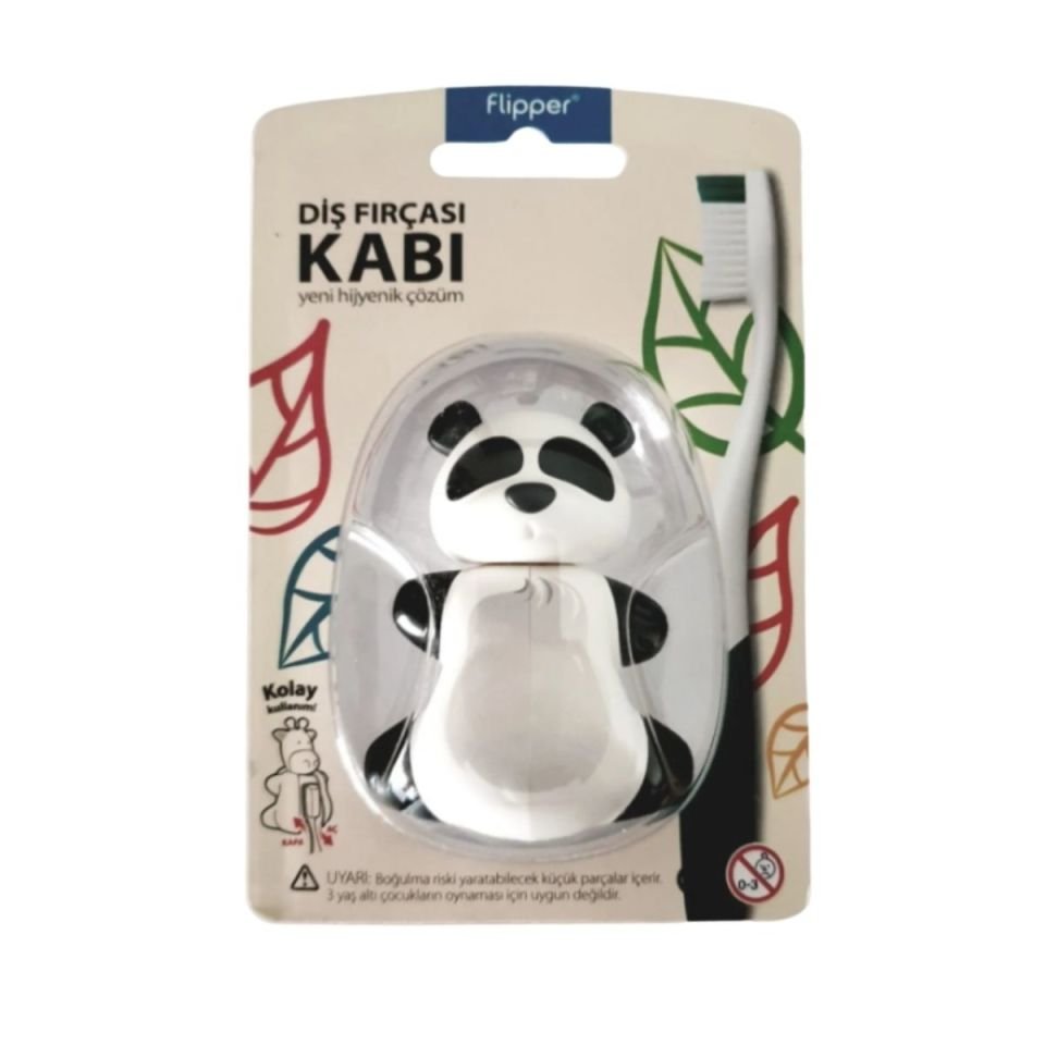 Rocs Flipper Diş Fırçası Kabı 3 Yaş Üstü - Panda